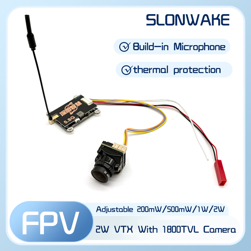 Fpv Camera - SLONWAKE 5.8G 56CH 2W 送信機 VTX