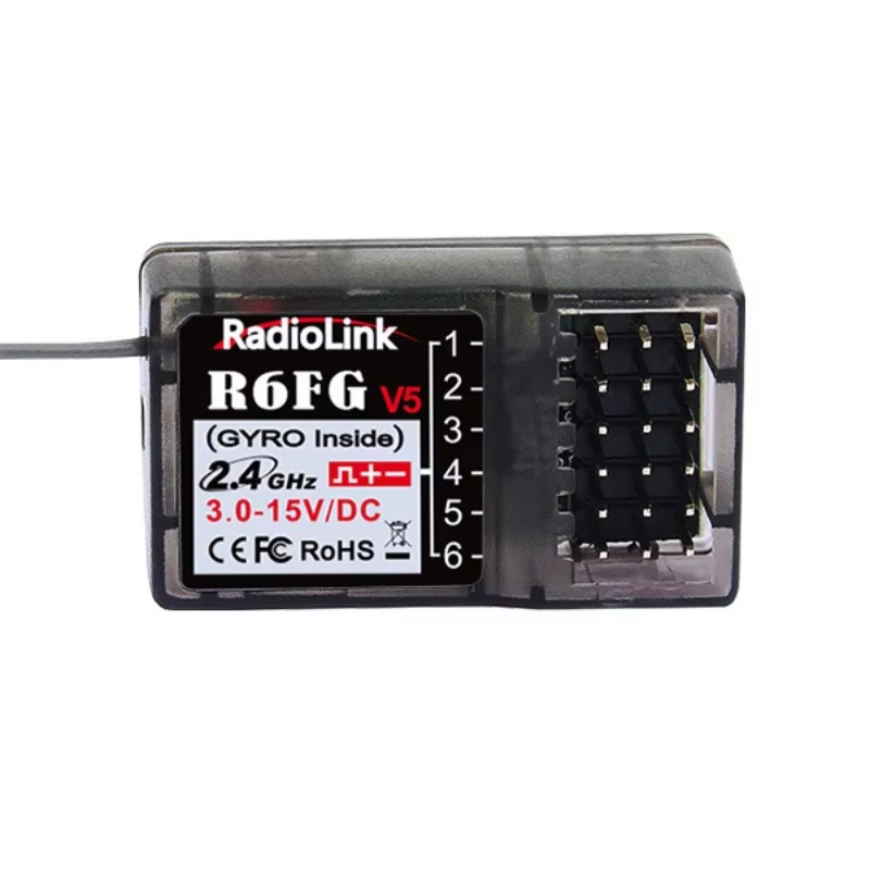 Radio Transmitter 2.4Ghz - Radiolink R6FG V5 レシーバー 6 チャンネル