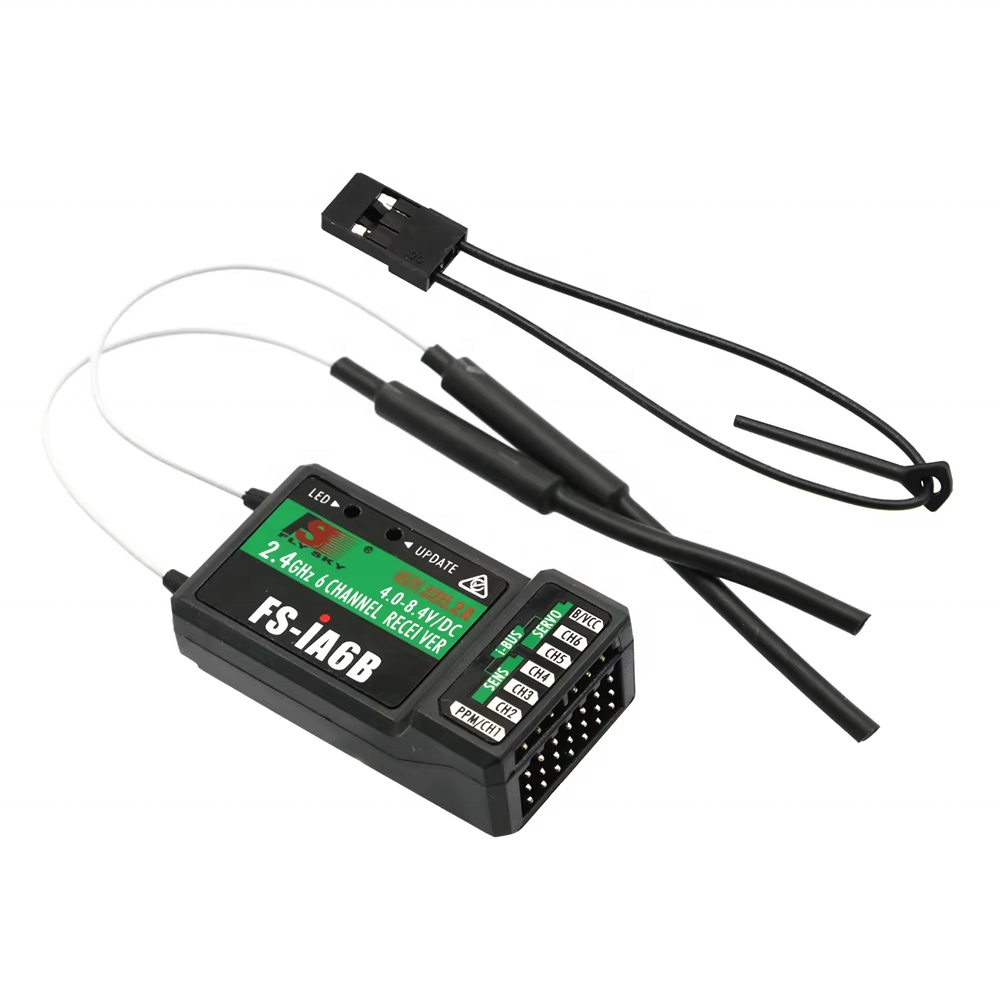 Flysky Transmitter - Flysky FS-IA6B 2.4G 6CH デュアルアンテナレシーバー RC飛行機クアッドコプター用