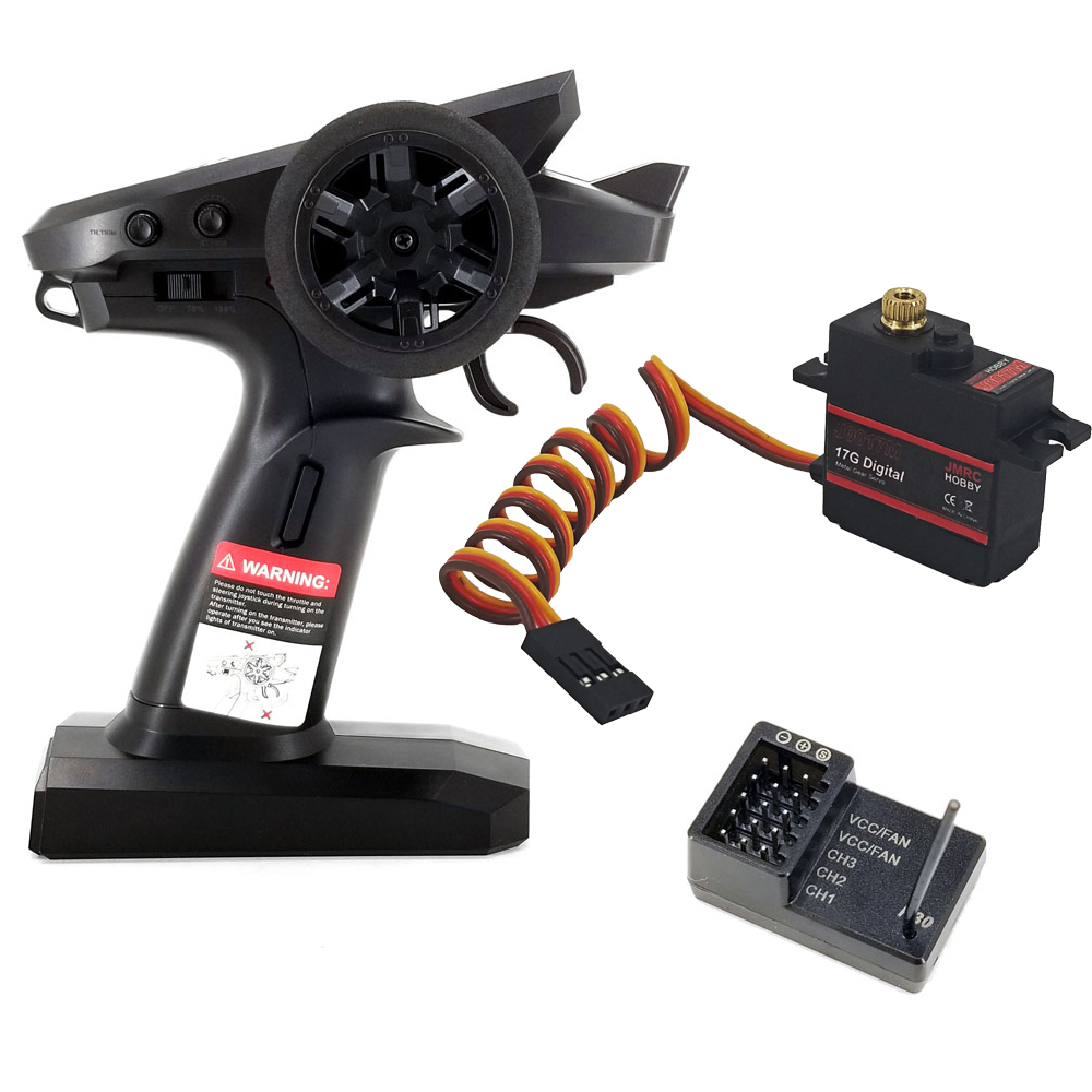 Radio Transmitter 2.4Ghz - 3 チャンネル 2.4GHz 送信機 & 受信機