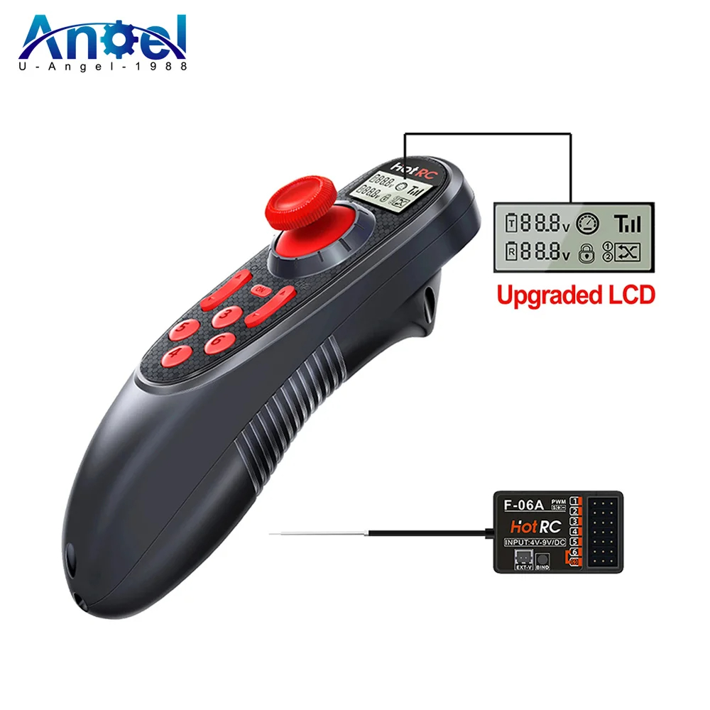 Radio Transmitter 2.4Ghz - HOTRC DS-600 6CH 2.4GHz 無線システム送信機リモコン DS