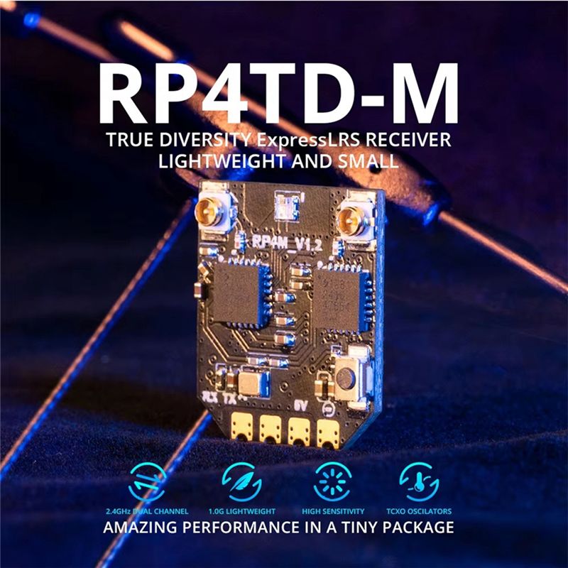 Mini Drone - 【Todaybuy】RP4TD-M Expresslrs 2.4GHz FPV長距離RCドローン用 2.4G ELRS
