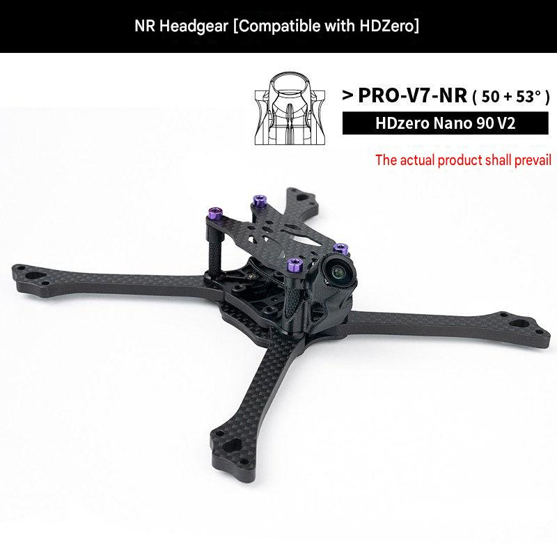 Hd Zero Camera - BCROWFPV PRO-V7 5インチレーシングドローンフレーム、T800カーボンファイバープレート付き、5インチDIYドローン用