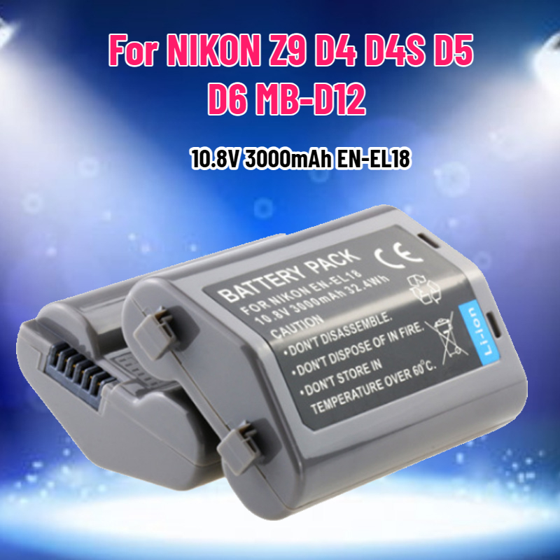 Drone Battery - 10.8V 3000mAh EN-EL18 EN-EL18A EN-EL18B バッテリー