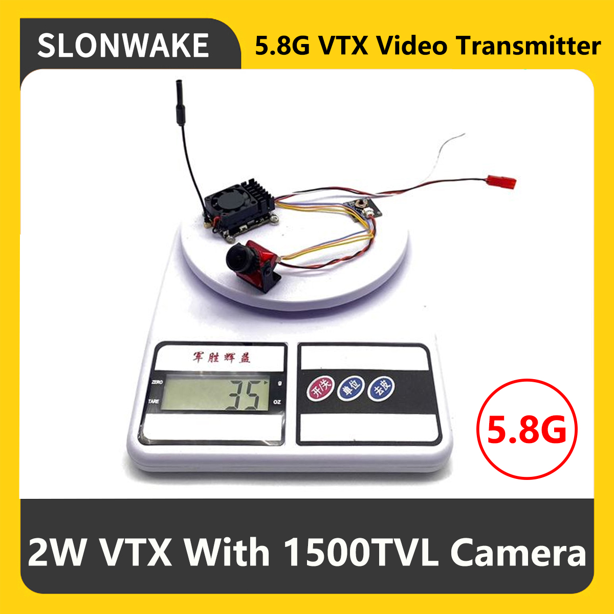 Drone Frame - SLONWAKE 5.8G 2000mW FPV VTX トランスミッター