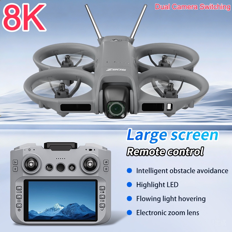 4 In 1 Esc - 8K ESCカメラ搭載ドローン 光学フローポジショニング インテリジェント障害物回避 360度 °
