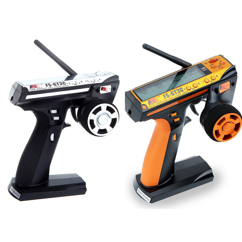 Radio Transmitter 2.4Ghz - ラジオ送信機Flysky-FS-GT3C,リモコン,液晶,FS-GR3E,車,トラック,クローラー,ボート,2.4GHz,3ch用受信機