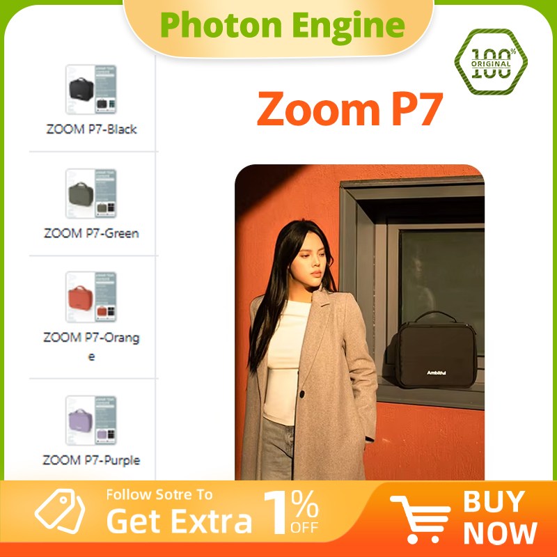 Drone With Camera - Ambitful Zoom P7 多機能写真撮影収納バッグ（カメラ、LEDライト、ドローンフラッシュトリガー収納用）