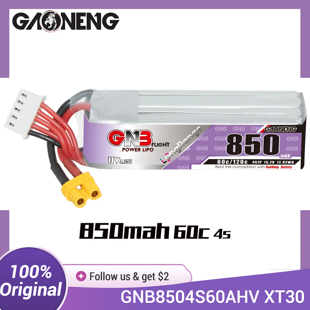 ガオネン GNB リポバッテリー 850mAh 4S 15. - Lipo Battery 4S のレビューと価格