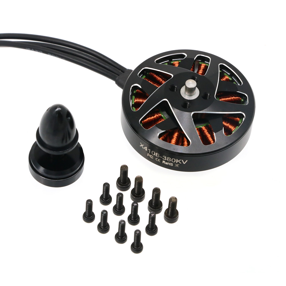 4個 UAngel 4108 X4108 380KV 600 - Brushed Drone Motor のレビューと価格