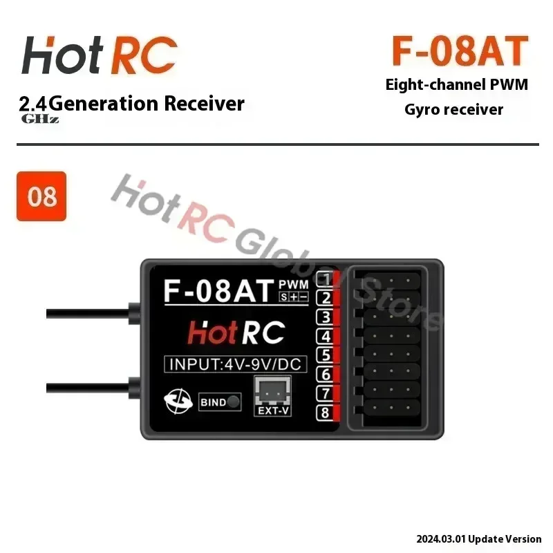 HOTRC 2.4Ghz 4/6/8チャンネル F-04A  - Radio Transmitter 2.4Ghz のレビューと価格