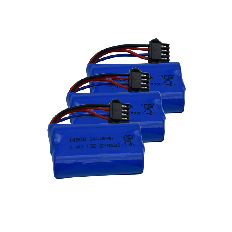 7.4V 1400mAh 14500 リチウムイオンバッテリ - Balance Charger Rc のレビューと価格