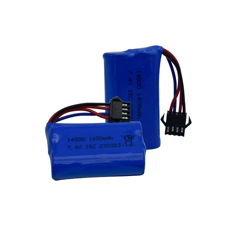 7.4V 1400mAh 14500 リチウムイオンバッテリ - Balance Charger Rc のレビューと価格