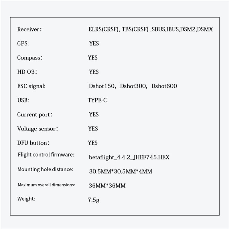 B05C-F745 FC＆ESC FPVスタック GF30F - Drone Esc のレビューと価格