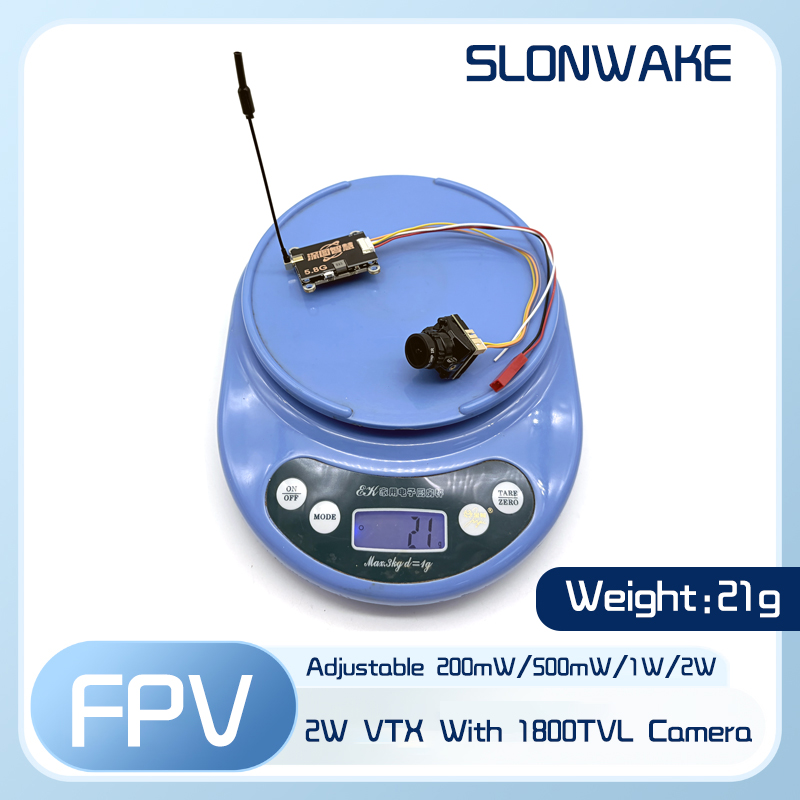 SLONWAKE 5.8G 56CH 2W 送信機 VTX  - Fpv Camera のレビューと価格