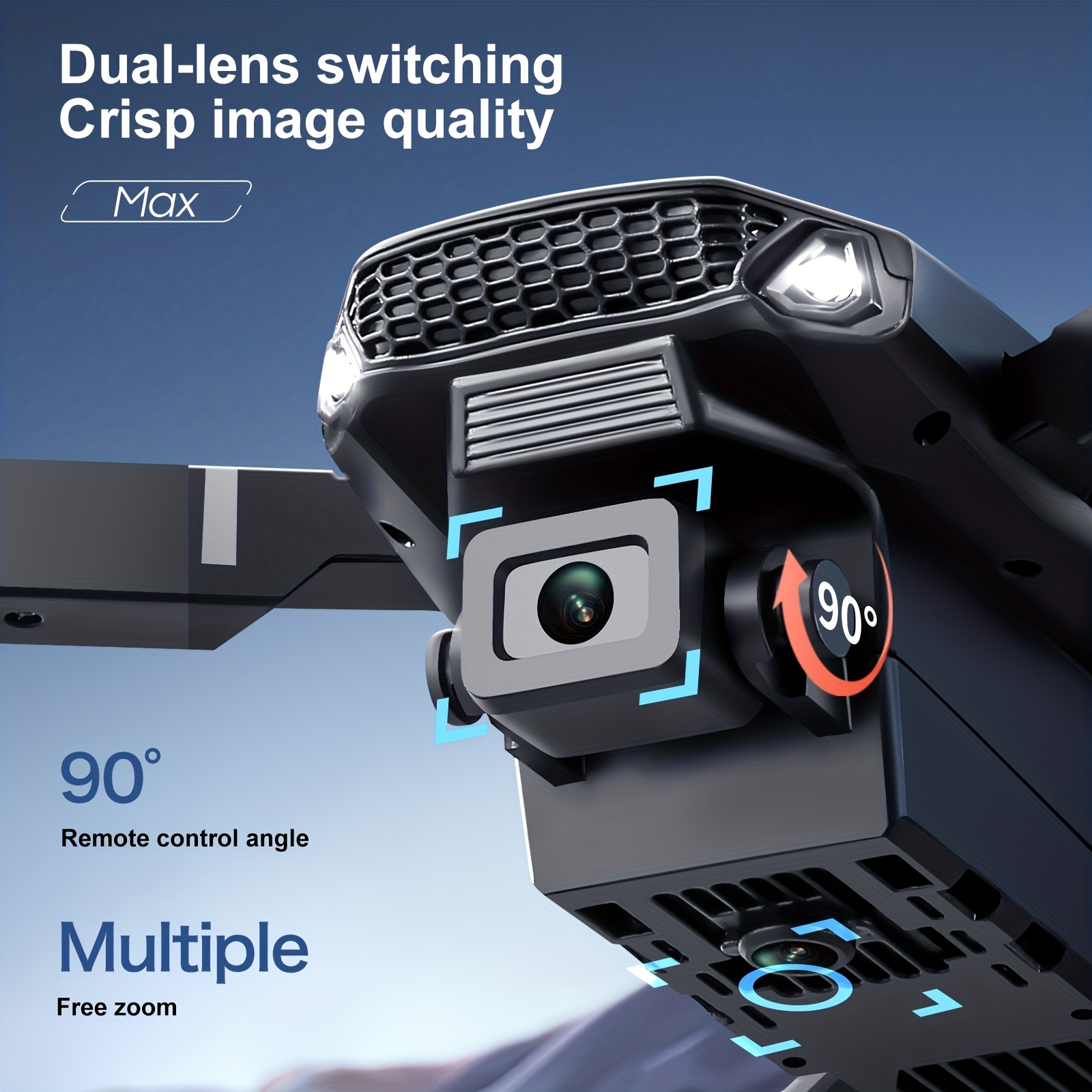 2026年型、デュアルカメラ搭載、8Kスクリーンリモコン、予 - Brushed Drone Motor のレビューと価格
