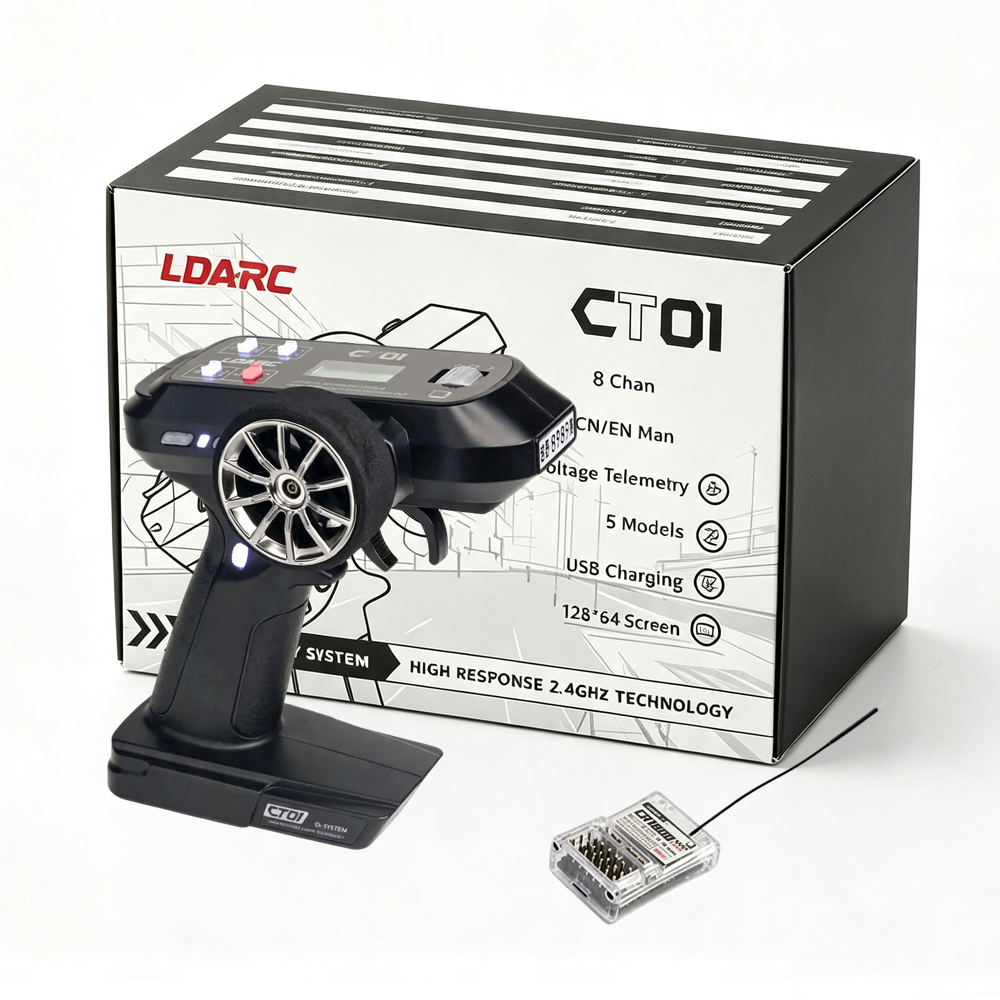 LDARC CT01 2.4G 8CH 双方向無線制御システ - Radio Transmitter 2.4Ghz のレビューと価格