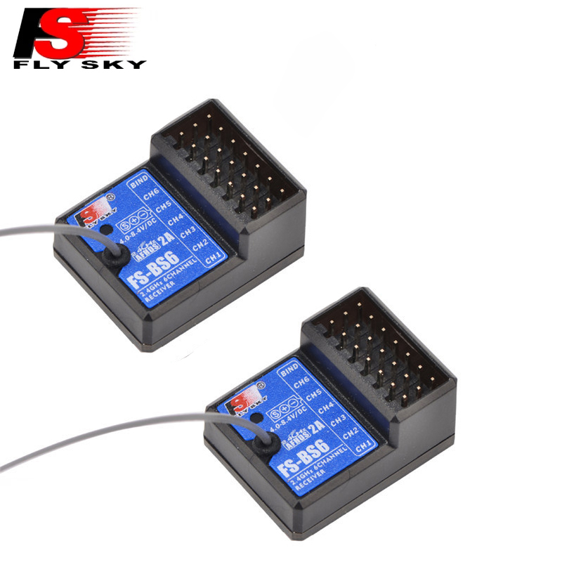新1 /2個flysky FS-BS6受信機2.4ghz 6 - Radio Transmitter 2.4Ghz のレビューと価格