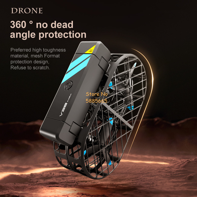 8K HD カメラ 360 °   保護オプティカルフローロ - Brushed Drone Motor のレビューと価格