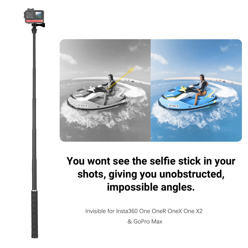 Insta360 one x2-目に見えない自撮り棒,3m, - Runcam Camera のレビューと価格
