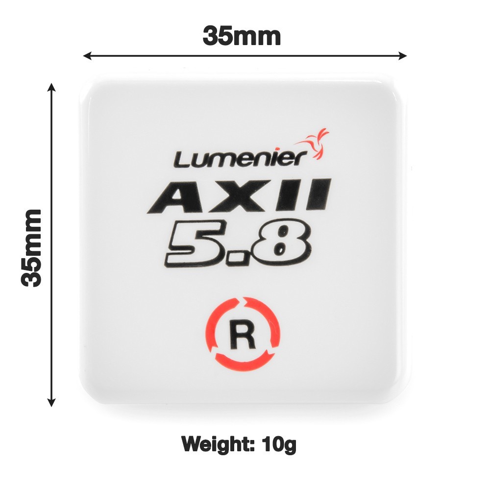 Lumenier axiiパッチアンテナ5.8ghz lhc - Hd Zero Camera のレビューと価格