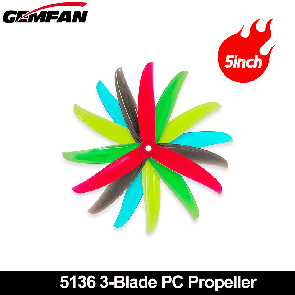 Gemfan VANOVER 5136 3 ブレード PC  - 5 Inch Propeller のレビューと価格
