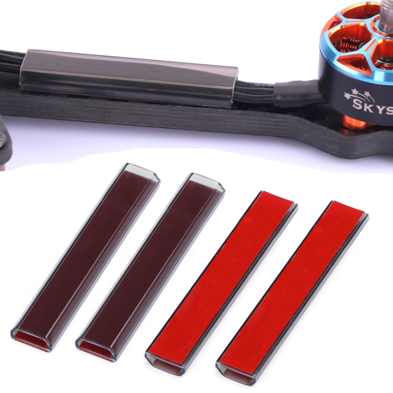 4 個 RC ブラシレスモーターワイヤーカバー保護チューブワ - Brushed Drone Motor のレビューと価格