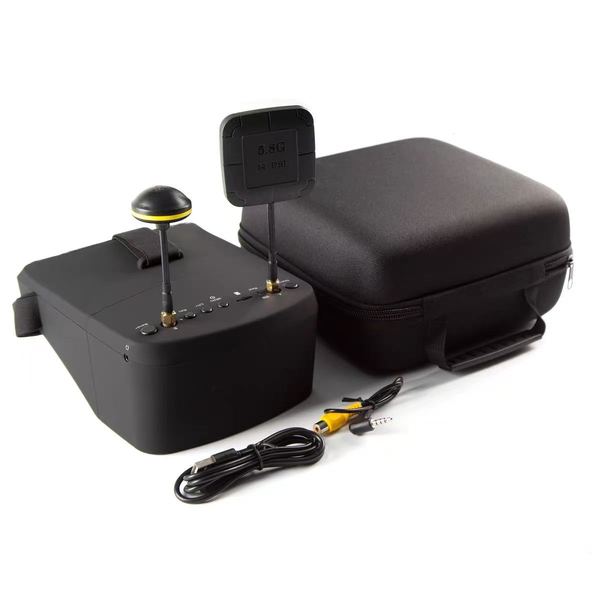 EV800D FPVゴーグル 5インチ着脱式スクリーン DV - Fpv Goggles のレビューと価格