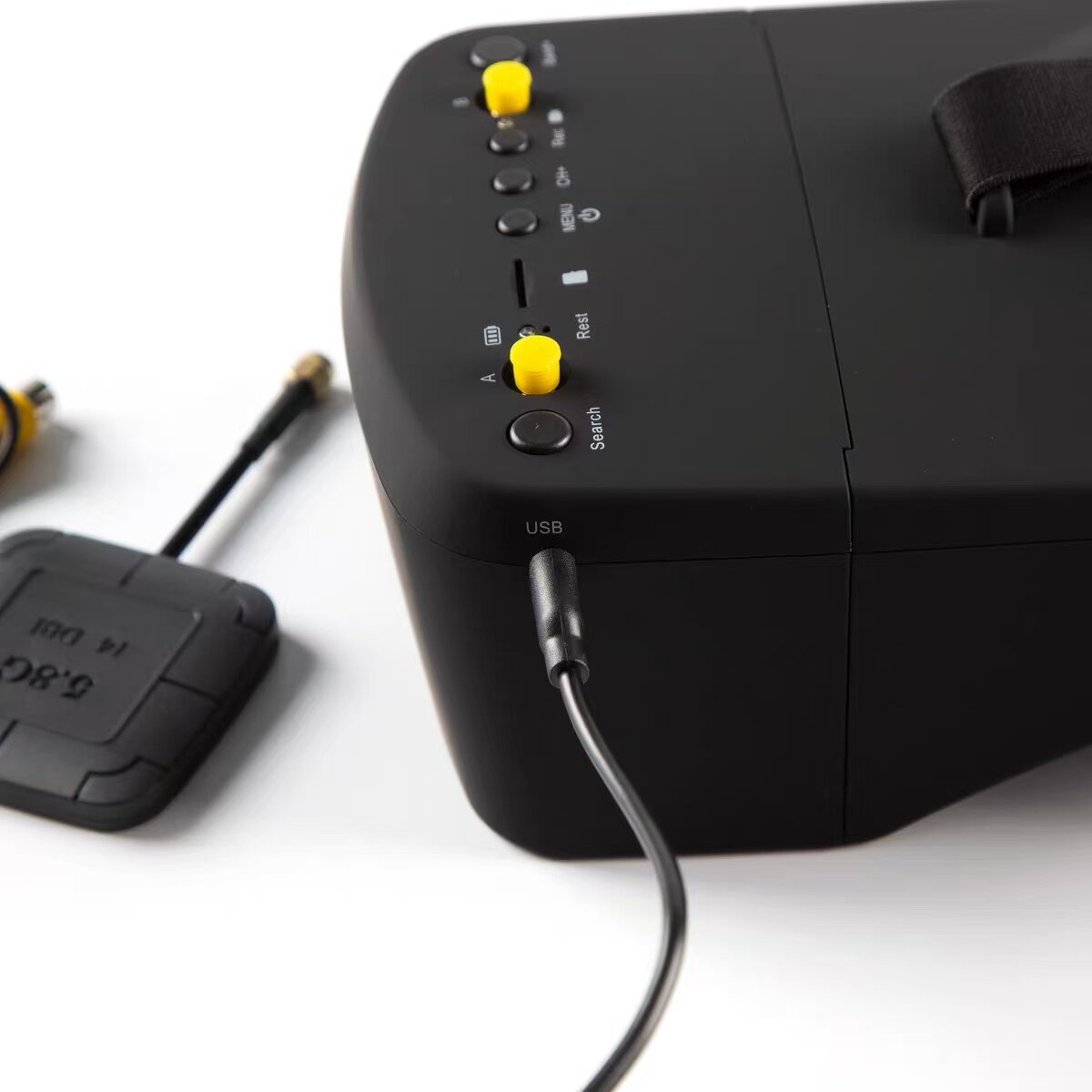 EV800D FPVゴーグル 5インチ着脱式スクリーン DV - Fpv Goggles のレビューと価格