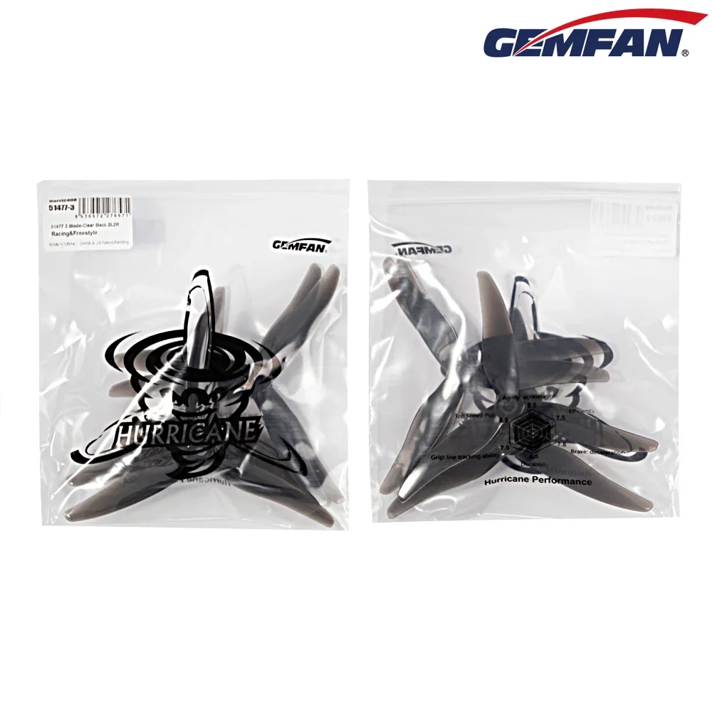 10ペア（10CW + 10CCW）Gemfan JB ハリ - 5 Inch Propeller のレビューと価格