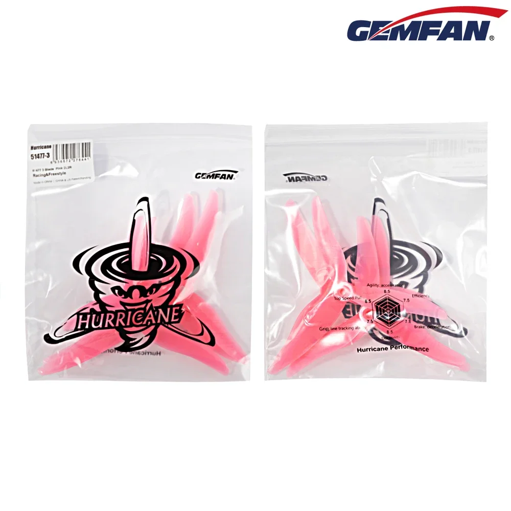 10ペア（10CW + 10CCW）Gemfan JB ハリ - 5 Inch Propeller のレビューと価格