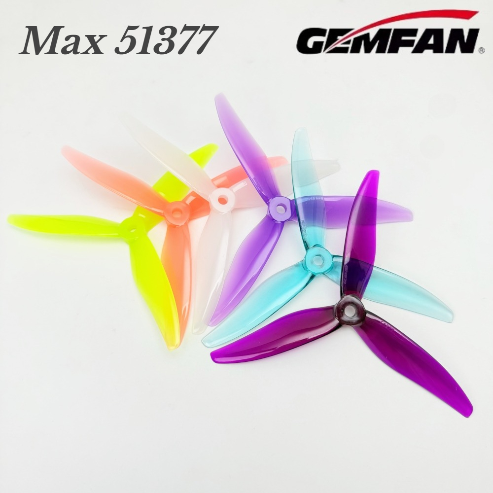 2ペア Gemfan Hurricane 51377 MAX - 5 Inch Propeller のレビューと価格