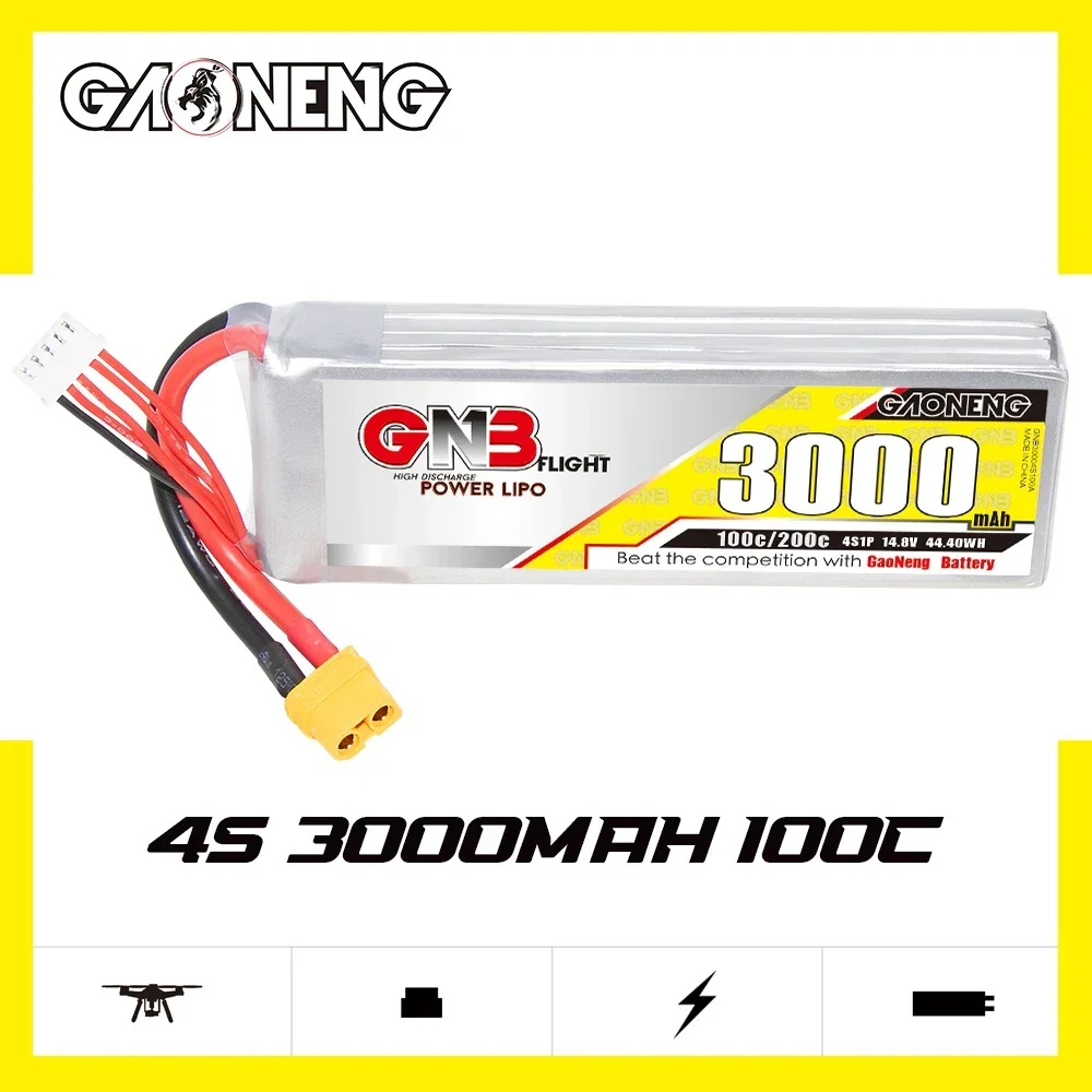 GAONENG GNB 3000mAh 4S 100C 20 - Lipo Battery 4S のレビューと価格