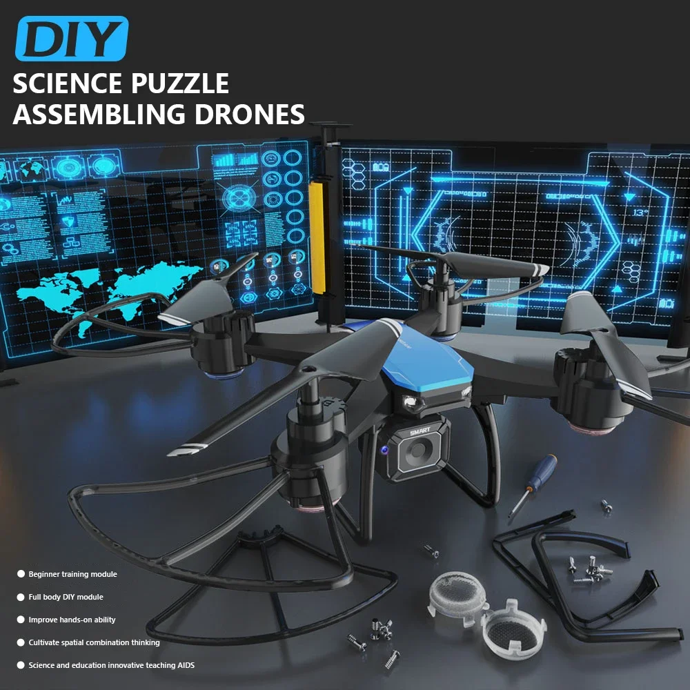 JJRC H108 DIY 教育用組み立てミニドローン イン - Brushed Drone Motor のレビューと価格