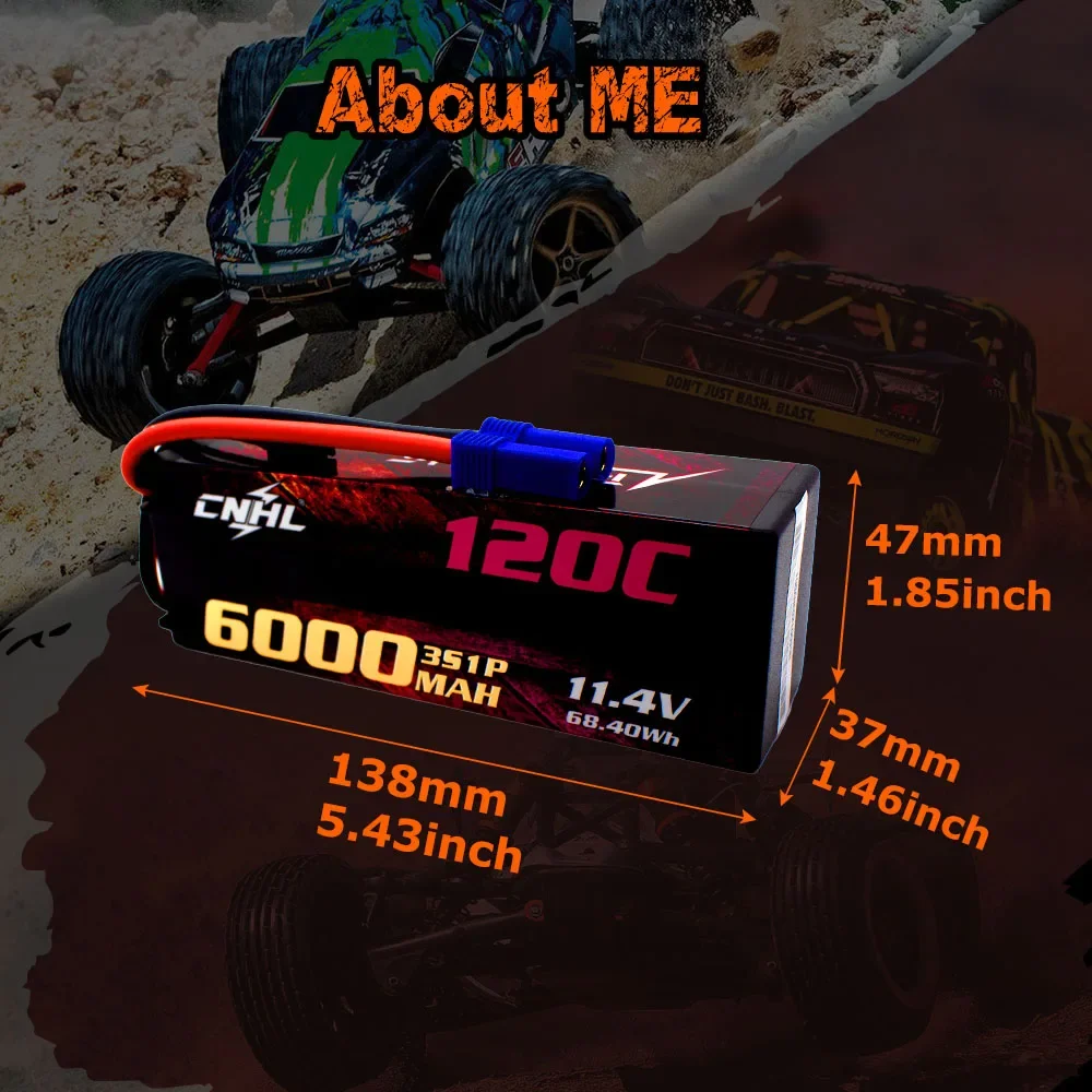 CNHL 2S 3S 4S リポバッテリー 6000mAh  - Lipo Battery 4S のレビューと価格