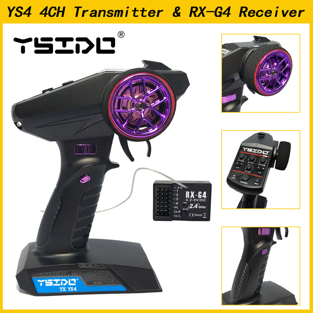 Ysido ys4 2.4ghz 4chラジオシステム送信機 - Radio Transmitter 2.4Ghz のレビューと価格