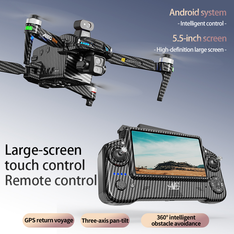 AE60 GPSドローン プロフェッショナル 8Kカメラ 3 - Brushed Drone Motor のレビューと価格