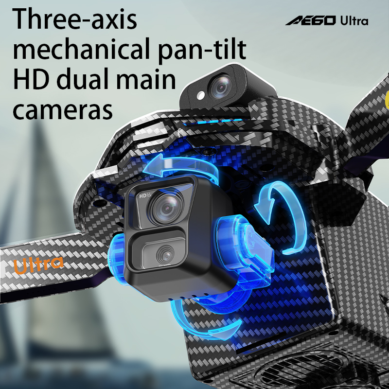 AE60 GPSドローン プロフェッショナル 8Kカメラ 3 - Brushed Drone Motor のレビューと価格