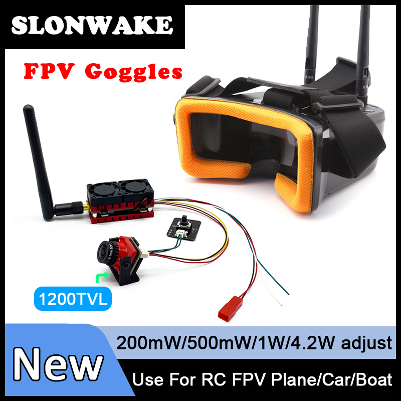 SLONWAKE 5.8G 48CH 4.2W VTX トラ - Fpv Goggles のレビューと価格