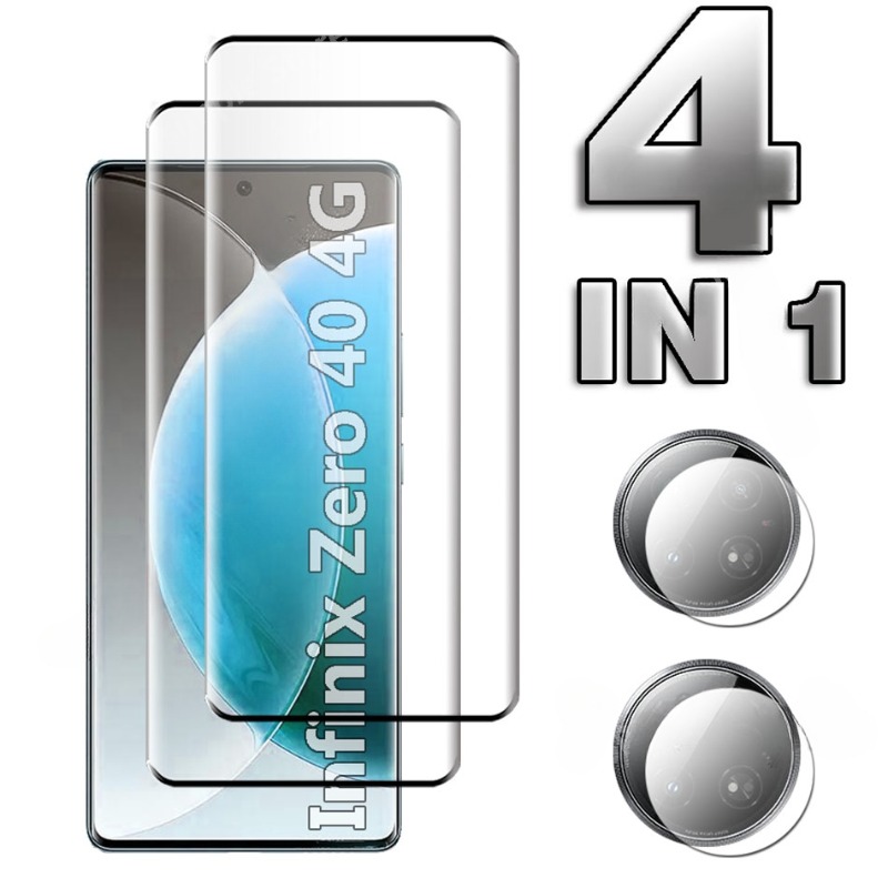 Infinix Zero 40 4G用4in1 3Dガラスス - Hd Zero Camera のレビューと価格