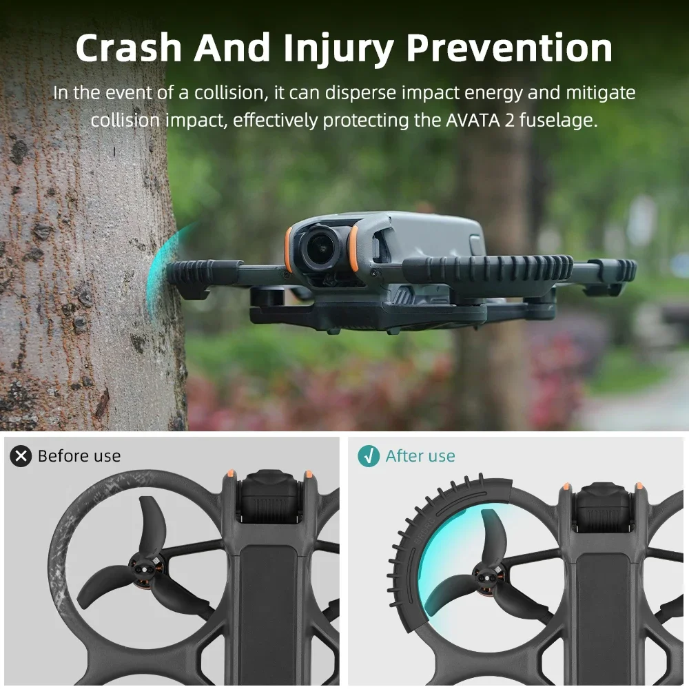 Brdrc-軽量プロペラガード,衝突防止バンパー,dji a - Propeller Guard のレビューと価格