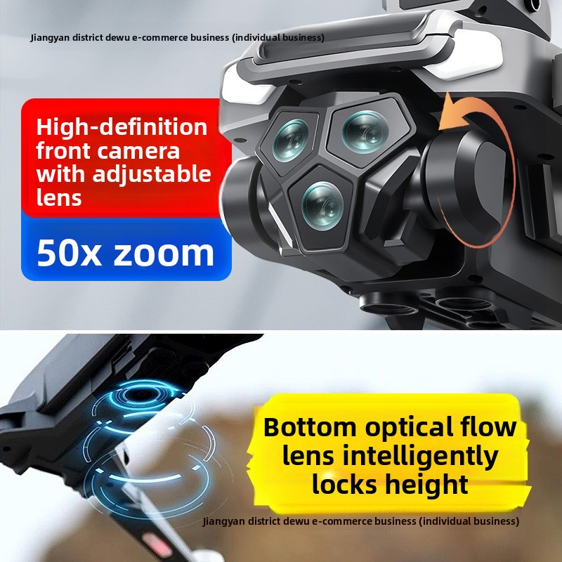 折りたたみ式M66 RCドローン、4.5インチHD折りたたみ - Brushed Drone Motor のレビューと価格