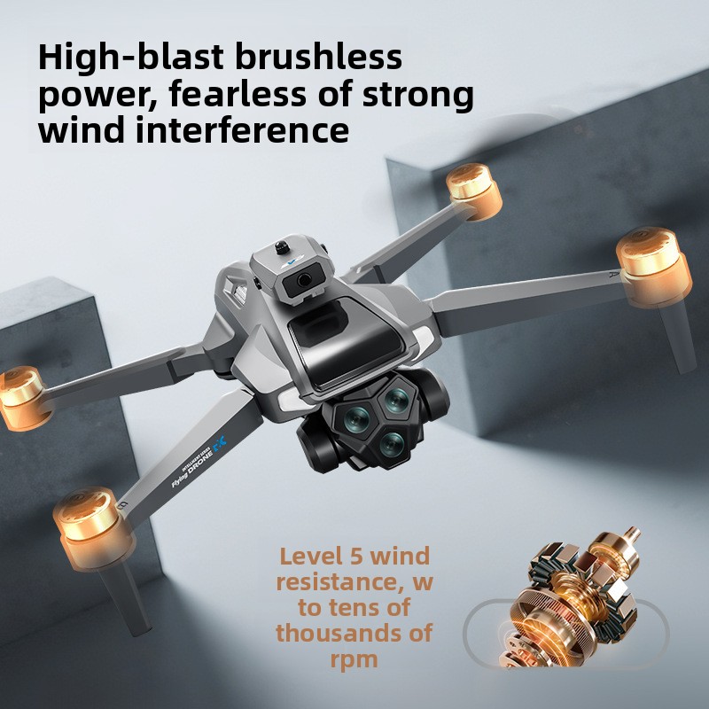 折りたたみ式M66 RCドローン、4.5インチHD折りたたみ - Brushed Drone Motor のレビューと価格