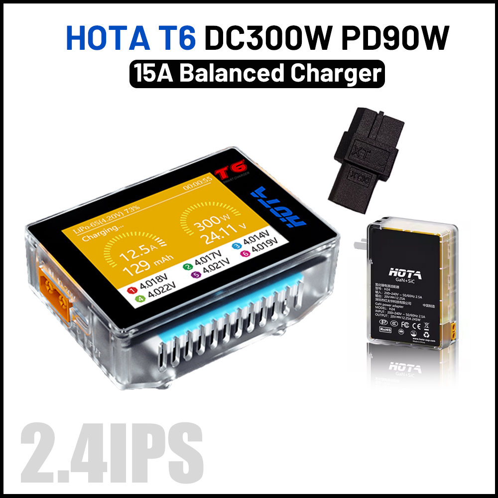 Hota-インテリジェントリポバランスチャージャー,lihv - Balance Charger Rc のレビューと価格