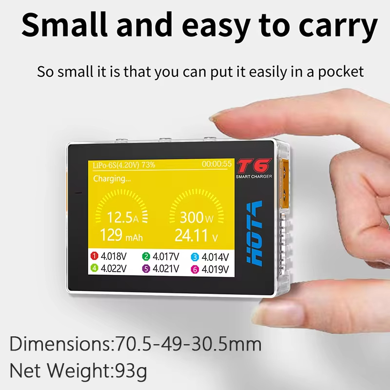 Hota-インテリジェントリポバランスチャージャー,lihv - Balance Charger Rc のレビューと価格