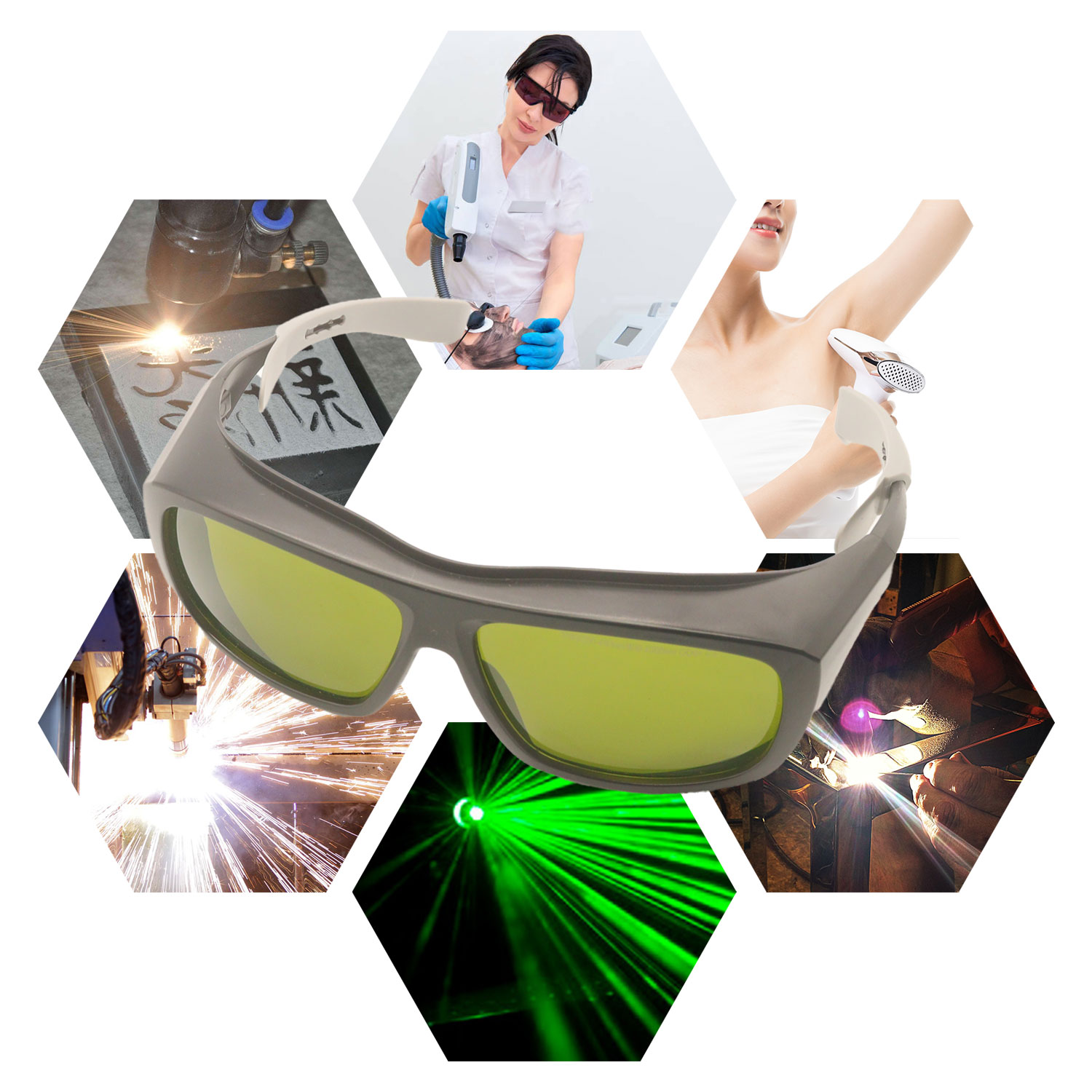 脱毛用レーザー保護メガネ、溶接ゴーグル、目の安全性、放射線メ - Fpv Goggles のレビューと価格