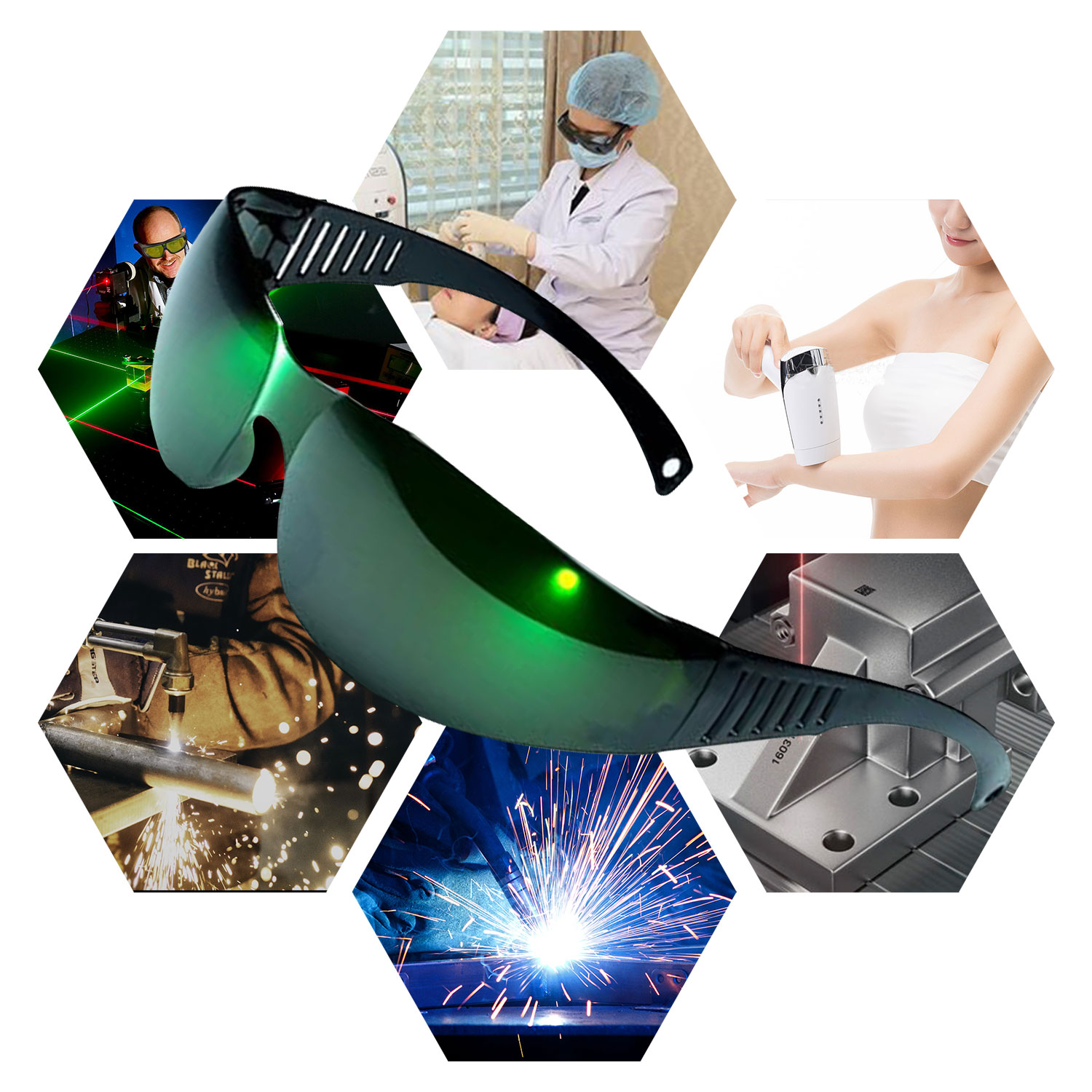 放射線防護メガネ,UV安全赤外線レーザーレンズ,美容液,溶接 - Fpv Goggles のレビューと価格
