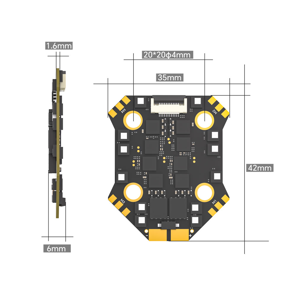 iFlight Borg F7ミニスタック フライトコントロ - Mini Drone のレビューと価格