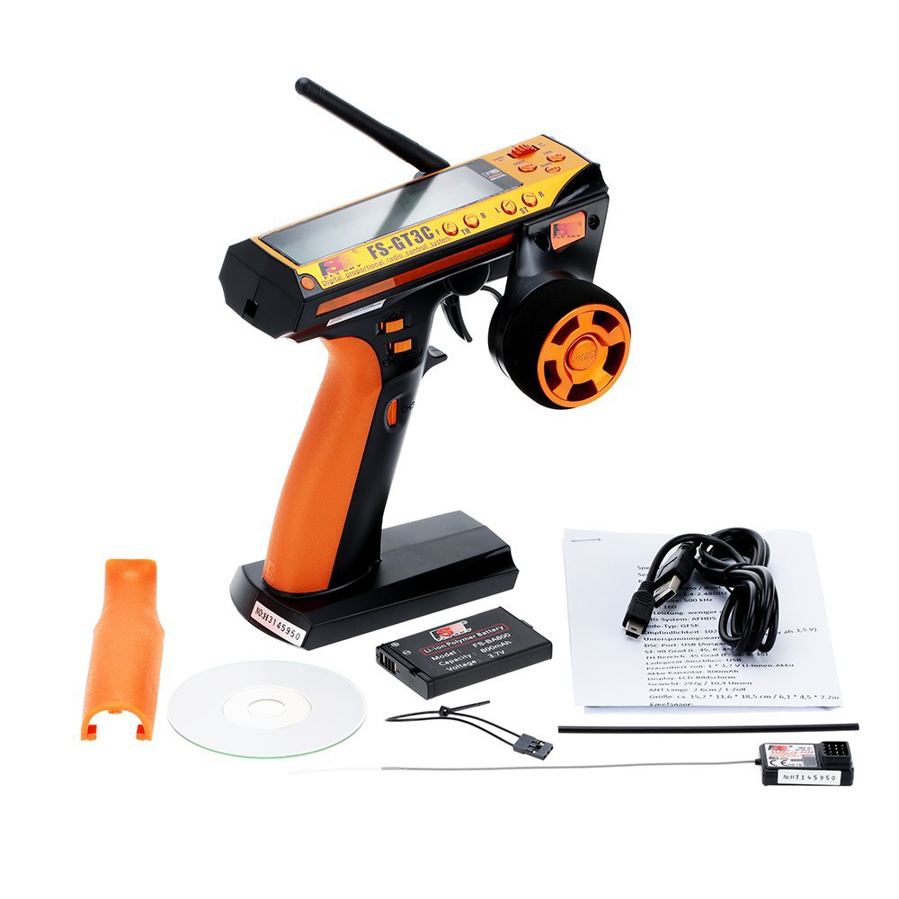 ラジオ送信機Flysky-FS-GT3C,リモコン,液晶,F - Radio Transmitter 2.4Ghz のレビューと価格