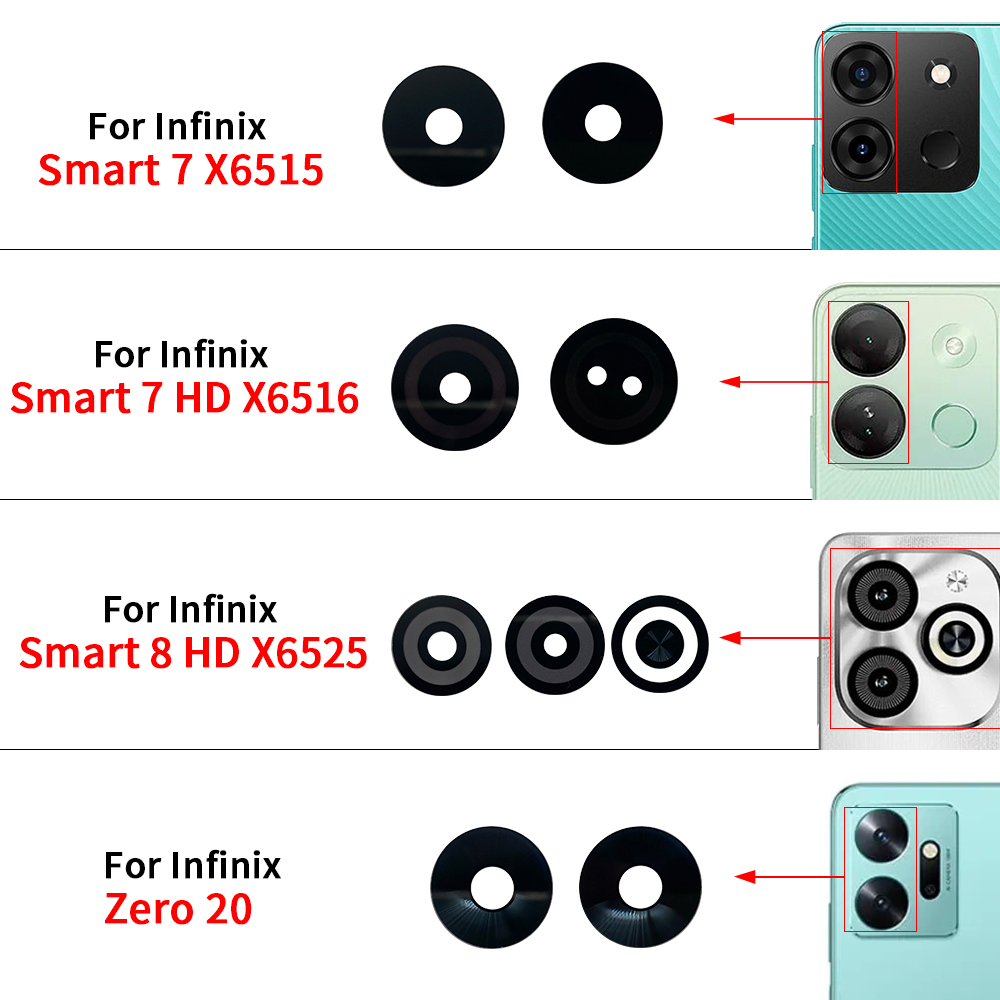 カメラ用接着剤付きリアガラスレンズカバー,Infinix H - Hd Zero Camera のレビューと価格